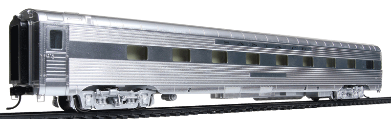85' P-S Regal Series 4-4-2 Sleeper - Lighted - Ready To Run -- Santa Fe (Real Metal Finish) Super Chief, San Francisco Chief