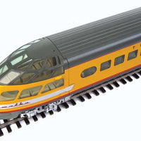 85' Milwaukee Road Skytop Lounge Rapids Series - Ready to Run -- Twin Cities Hiawatha - Milwaukee Road (yellow, gray, red; Decals)