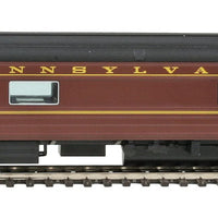 85' Budd 68-Seat Full Diner - Standard - RTR - 1960s Broadway Limited -- Pennsylvania Railroad #4610, 4614-4622 (Tuscan, black, Dulux)