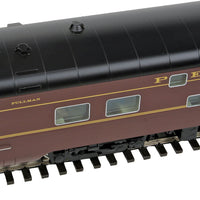 1960s Broadway Limited 85' P-S 12-4 Sleeper, Plan #9009 Deluxe 2 - RTR -- Pennsylvania Railroad Chickies Creek (tuscan, black, dulux)