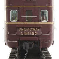 1960s Broadway Limited 85' P-S Bedroom-Buffet-Lounge-Observation Deluxe 2 RTR -- Pennsylvania Railroad Tower View w/Large Tail Sign (tuscan, black, dulux)