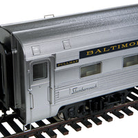 85' Budd 24-8 Slumbercoach Sleeper - Standard - Ready To Run - Capitol Ltd -- Baltimore & Ohio (Land Series; Real Metal Finish)
