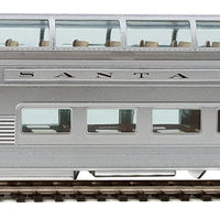 85' Budd Big Dome Bar Lounge - Ready to Run - Standard - 1954 El Capitan -- Santa Fe #506-513 (real metal finish)