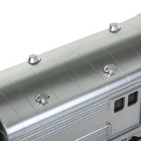 85' Pullman-Standard Baggage-Dormitory - RTR - Deluxe Set 1 - 1954 El Capitan -- Santa Fe #3479 w/SoundTraxx(R) Tsunami(R) Soundcar (real metal finish)