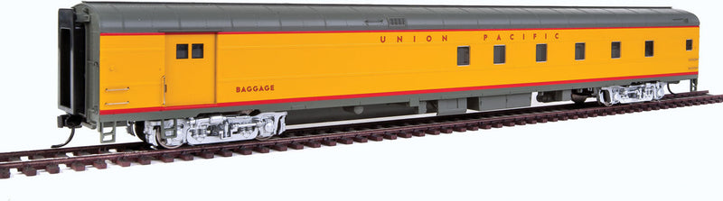 85' ACF Baggage-Dormitory - Ready to Run -- Union Pacific(R) City of Los Angeles (Armour Yellow, gray, red; Decals)-1
