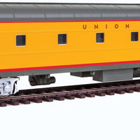 85' ACF Baggage-Dormitory - Ready to Run -- Union Pacific(R) City of Los Angeles (Armour Yellow, gray, red; Decals)