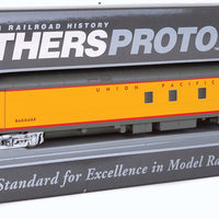 85' ACF Baggage-Dormitory - Ready to Run -- Union Pacific(R) City of Los Angeles (Armour Yellow, gray, red; Decals)