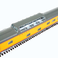 85' ACF Dome Diner Union Pacific(R) Heritage Fleet - Ready to Run - Standard -- Union Pacific(R) City of Los Angeles (Armour Yellow, gray, red with decals)