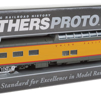 85' ACF Dome Diner Union Pacific(R) Heritage Fleet - Ready to Run - Standard -- Union Pacific(R) City of Los Angeles (Armour Yellow, gray, red with decals)