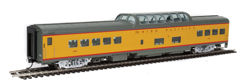 85' ACF Dome-Coach - Ready to Run -- Union Pacific(R) #7001 (City of Los Angeles; Armour Yellow, gray, red)-1
