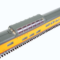 85' ACF Dome-Lounge - Ready to Run -- Union Pacific(R) #9006 (City of Los Angeles; Armour Yellow, gray, red)