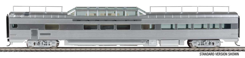 85' Pullman-Standard Pleasure Dome Bar Lounge -- Santa Fe #504 (Real Metal Finish)