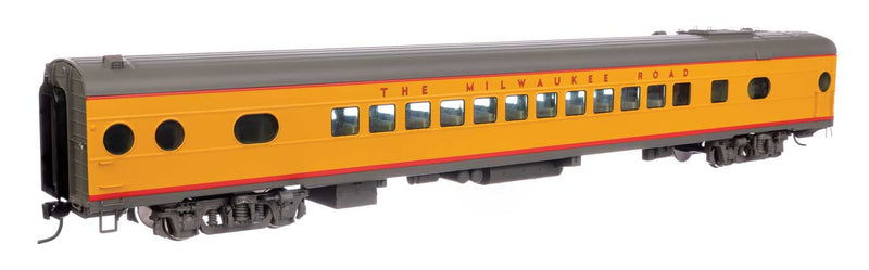 85' Milwaukee Road 600-Series Coach - City of San Francisco -- Milwaukee Road (Standard, Includes Decals; yellow, gray, red)-1