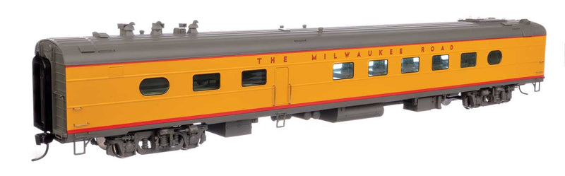 85' Milwaukee Road 48-Seat Diner - City of San Francisco -- Milwaukee Road - Standard w/Decals (yellow, gray, red)-1