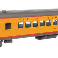 85' Milwaukee Road 600-Series Coach - City of San Francisco -- Milwaukee Road #628 (yellow, gray, red)