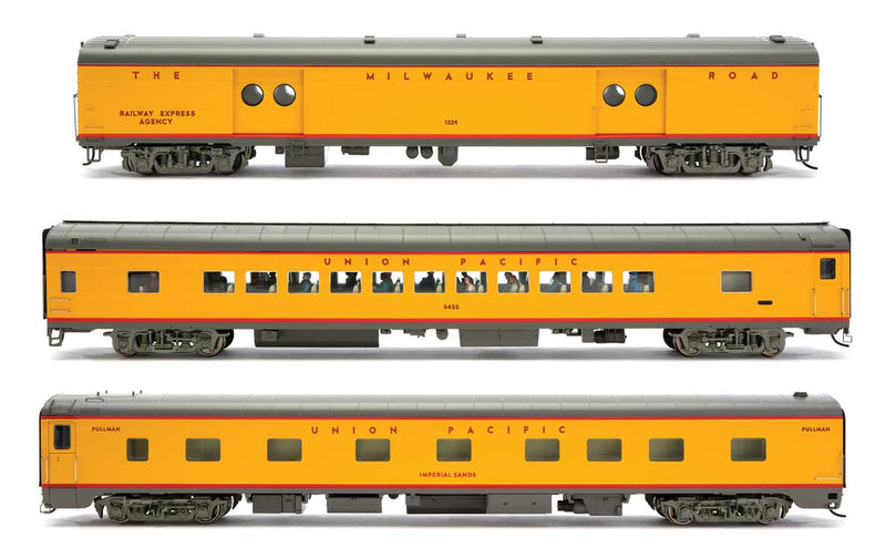 Holiday Season City of San Francisco Consist Expansion Set -- Deluxe Edition: MILW Express #1324, UP(R) Coach #5455, UP Imperial Rock-1