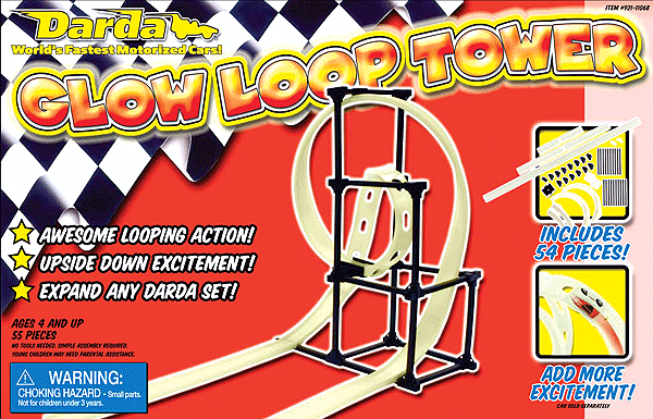 Glow Loop Tower -- Glow In The Dark Track Accessory