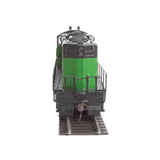 EMD GP9M - Standard DC -- Burlington Northern #1709 (green, white)-4