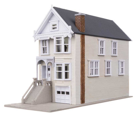 Queen Ann House Victorian House -- Kit - 1-11/16 x 4-3/16 x 2-11/16" 4.29 x 10.64 x 6.83cm