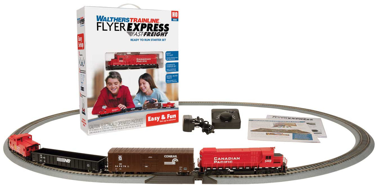 Flyer Express Fast-Freight Train Set -- Canadian Pacific-4