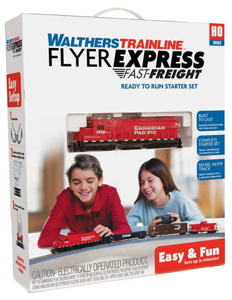 Flyer Express Fast-Freight Train Set -- Canadian Pacific-5