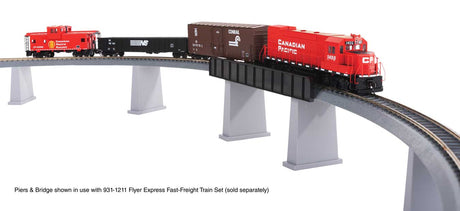 Power-LOC Track -- Bridge & Pier Set - Kit-2