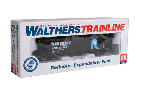 Offset Hopper - Ready to Run -- Rock Island (black, blue, white)-3