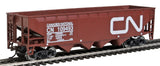 Offset Hopper - Ready to Run -- Canadian National (brown, white; Large Logo)-1