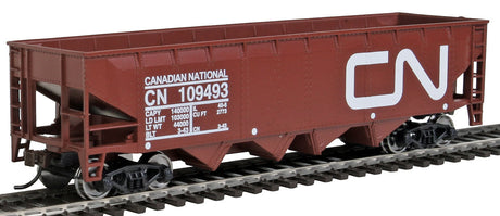 Offset Hopper - Ready to Run -- Canadian National (brown, white; Large Logo)-2