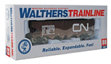 Offset Hopper - Ready to Run -- Canadian National (brown, white; Large Logo)-6