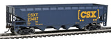 Offset Hopper - Ready to Run -- CSX Transportation (blue, yellow; Boxcar Logo)-2