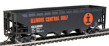 Offset Hopper - Ready to Run -- Illinois Central (orange, black, white; Large Logo)-1