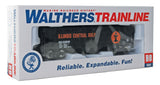 Offset Hopper - Ready to Run -- Illinois Central (orange, black, white; Large Logo)-6
