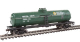 Tank Car - Ready To Run -- British Columbia Railway (green, yellow, white; Dogwood Logo)-2