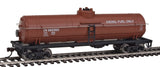 Tank Car - Ready to Run -- Canadian National (Boxcar Red, Diesel Fuel Service)-1