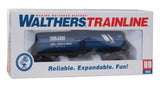 Tank Car - Ready to Run -- Montana Rail Link (blue, white)-6