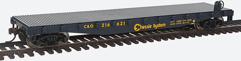 Flatcar - Ready to Run -- Chessie System-1