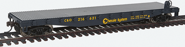 Flatcar - Ready to Run -- Chessie System-1