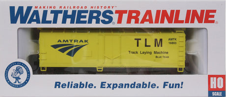40' Plug-Door Track Cleaning Boxcar - Ready to Run -- Amtrak-5