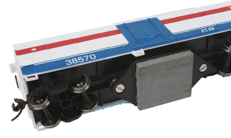 40' Plug-Door Track Cleaning Boxcar - Ready to Run -- Conrail-4