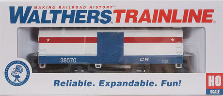 40' Plug-Door Track Cleaning Boxcar - Ready to Run -- Conrail-5