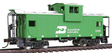 Wide-Vision Caboose - Ready to Run -- Burlington Northern