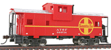 Wide-Vision Caboose - Ready to Run -- Atchison, Topeka & Santa Fe-1