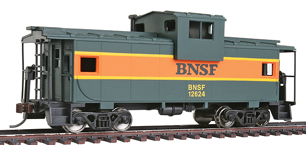 Wide-Vision Caboose - Ready to Run -- Burlington Northern & Santa Fe