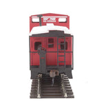 Wide-Vision Caboose - Ready to Run -- Norfolk Southern (red, white)-4