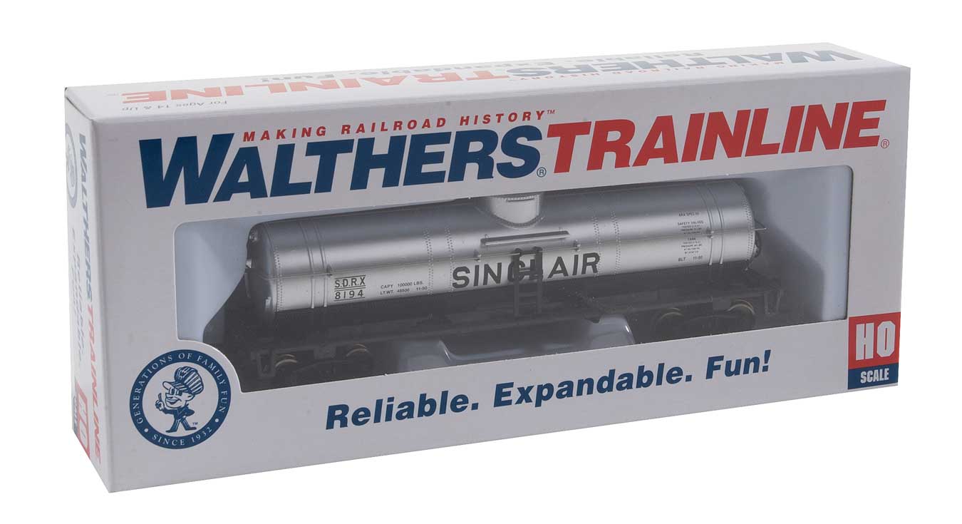 40' Tank Car - Ready to Run -- Sinclair Oil – Walthers
