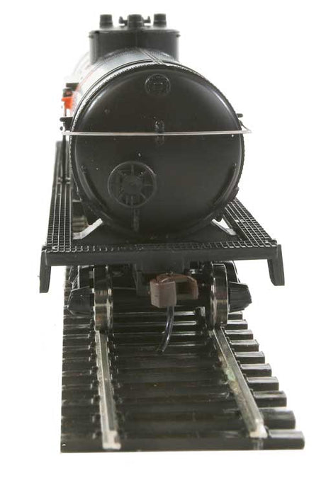 40' Tank Car - Ready to Run -- Gulf Oil Company (black, orange; Billboard Lettering)-3
