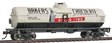 40' Tank Car - Ready to Run -- Baker's Chocolate GATX #31057 (white, black, red)-1