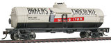 40' Tank Car - Ready to Run -- Baker's Chocolate GATX #31057 (white, black, red)-1