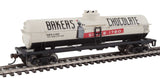 40' Tank Car - Ready to Run -- Baker's Chocolate GATX #31057 (white, black, red)-2